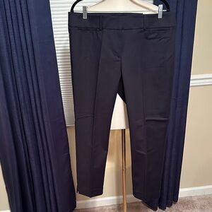 LOFT Black Cropped Marisa Fit  Pants